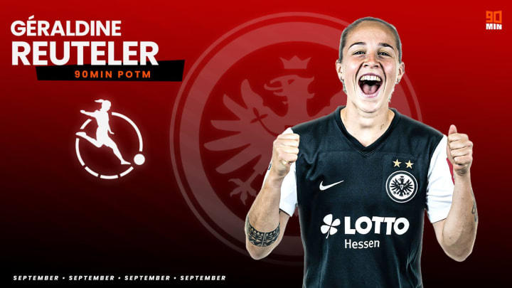 Stach im September mit tollen Leistungen hervor: Eintracht Frankfurts Geraldine Reuteler