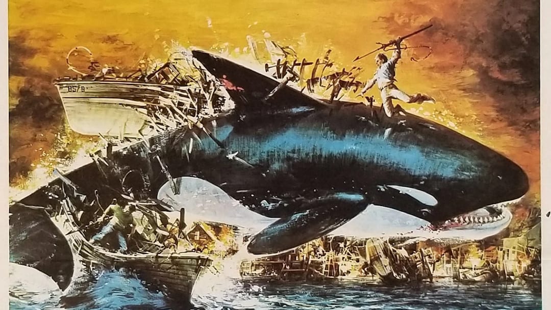 Art from the poster for ‘Orca’ (1977)