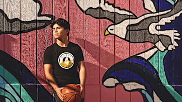 The high school sophomore is using hoops to help kids in his community.