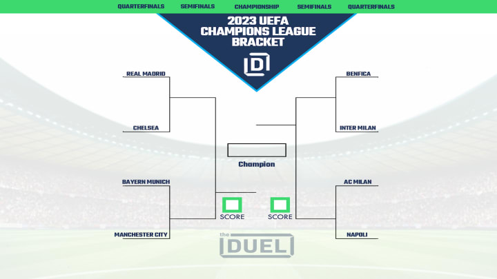2023 UEFA Champions League bracket.