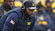 Michigan head coach Sherrone Moore watches a play against Ohio State during the second half at Michigan Stadium in Ann Arbor on Saturday, Nov. 29, 2025.