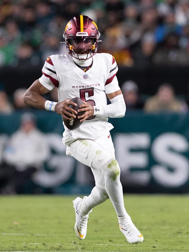 Washington Commanders quarterback Jayden Daniels Washington Commanders quarterback Jayden Daniels