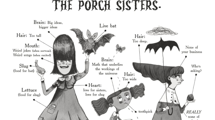 THE MILLICENT QUIBB SCHOOL OF ETIQUETTE FOR YOUNG LADIES OF MAD SCIENCE - The Porch Sisters Illustr