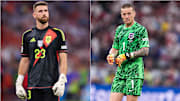 Unai Simon et Jordan Pickford