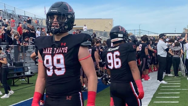 Gus Cordova, a defensive end for the Lake Travis football team, has made a verbal commitment to USC.