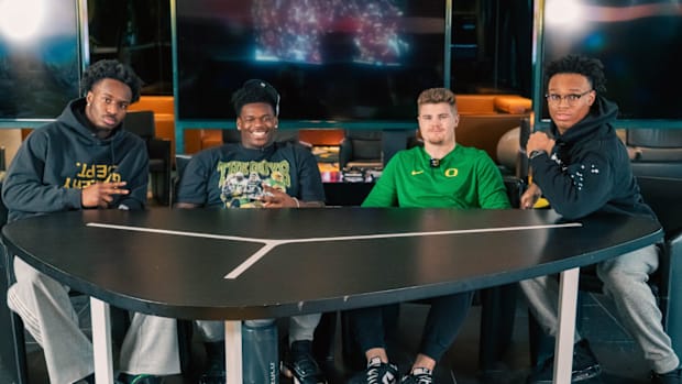 Oregon Ducks Football Hilarious Interview: Marcus Harper, Bryce Boettcher, Jeff Bassa, Devon Jackson