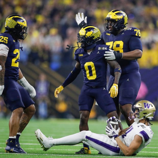 Michigan defense in 2023 national championship game