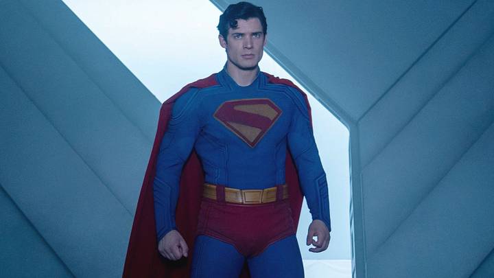DAVID CORENSWET as Superman in DC Studios’ and Warner Bros. Pictures’ “SUPERMAN,” a Warner Bros. Pictures release. Photo Credit: Jessica Miglio. Copyright: © 2025 Warner Bros. Ent. All Rights Reserved. TM & © DC