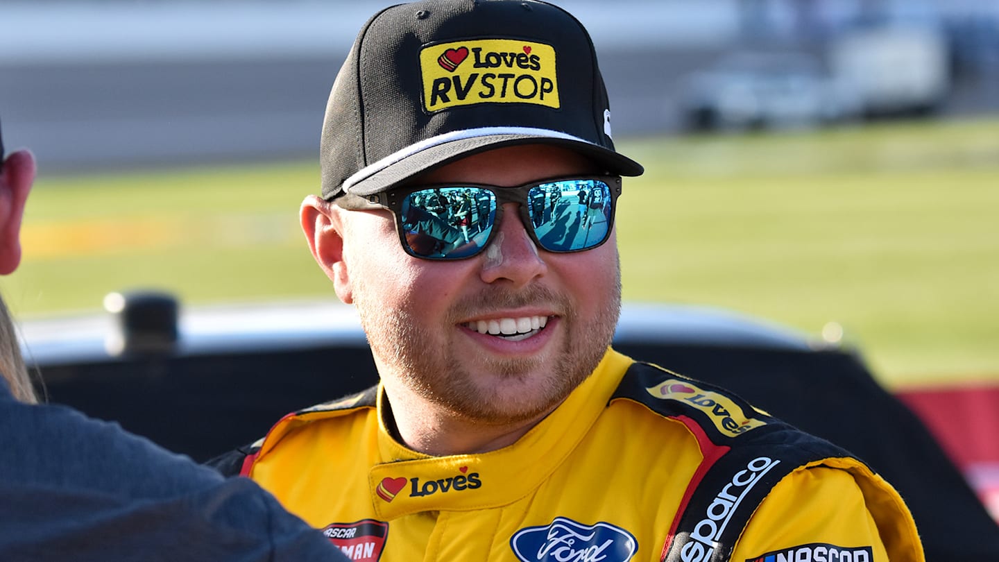 Layne Riggs Approaches 50th NASCAR Truck Start Contending for 2025 Championship