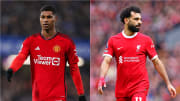 Marcus Rashford (Manchester United) et Mohamed Salah (Liverpool)