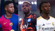 Ansu Fati, Victor Osimhen et Eduardo Camavinga