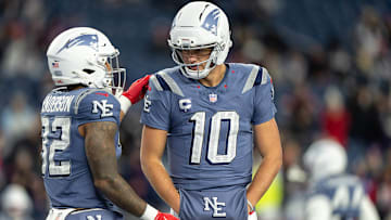 Maye threw for 281 yards and one touchdown on 25-of-34 passing on Thursday night.