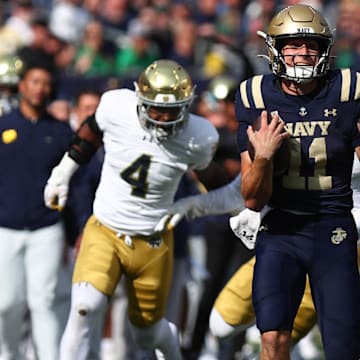 Navy’s last win in the rivalry game against Notre Dame was a 28–27 victory in 2016.