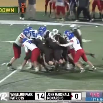 Wheeling Park beat John Marshall 63–40 on Friday night in a West Virginia high school football matchup.