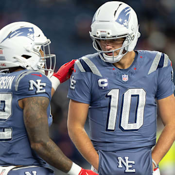 Maye threw for 281 yards and one touchdown on 25-of-34 passing on Thursday night.