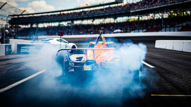 Kyle Larson IndyCar qualifying 2024 Indianapolis 500