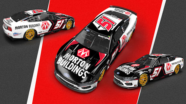 Harrison Burton 2025 NASCAR All-Star Race car Rick Ware Racing