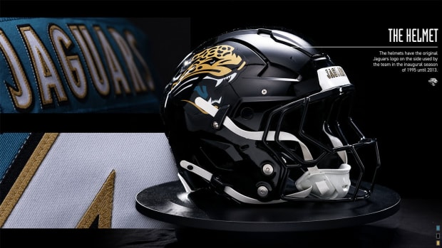 Capacete de reposição para o Jacksonville Jaguars