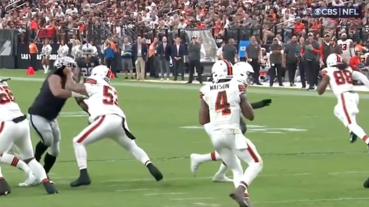 Watson threw for 176 yards, one touchdown and one interception on 24-of-32 passing. Watson threw for 176 yards, one touchdown and one interception on 24-of-32 passing.