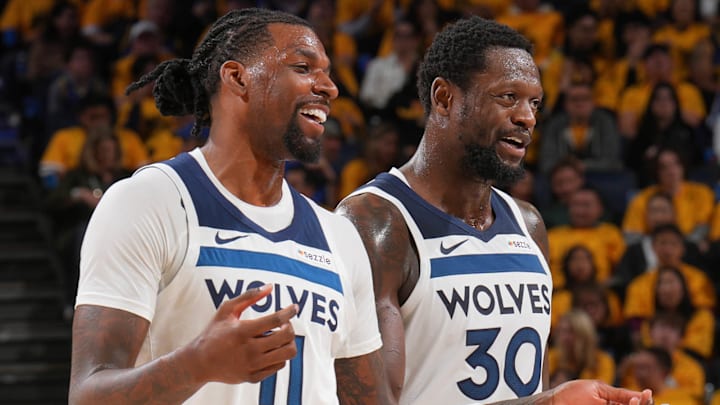 Naz Reid (left) and Julius Randle (right) both have player options for the upcoming 2025-26 season. Naz Reid (left) and Julius Randle (right) both have player options for the upcoming 2025-26 season.