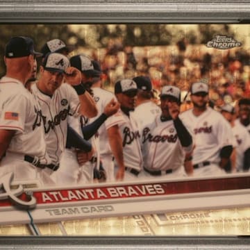 2017 Topps Chrome Sapphire - Atlanta Braves - Superfractor 1/1 PSA 10