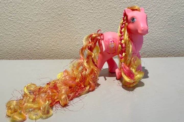 Most valuable My Little Pony toys: G1 Rapunzel My Little Pony pictured.