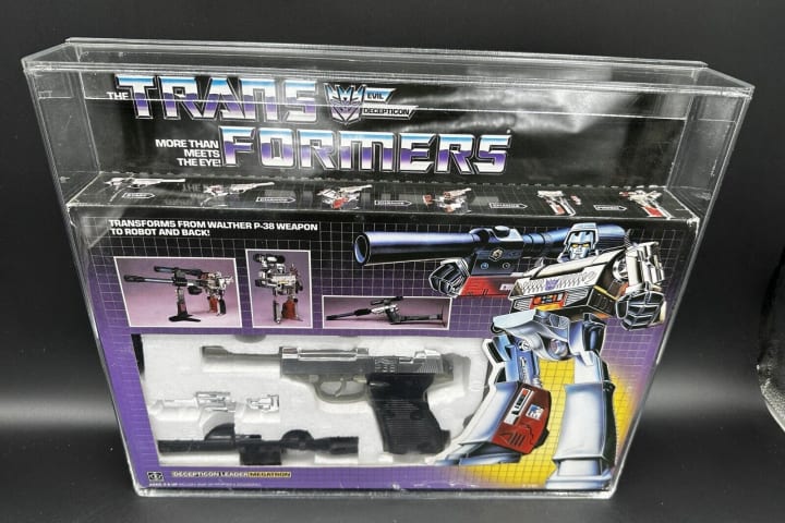 Most valuable Transformers:  1984 Transformers G1 vintage MEGATRON Gun