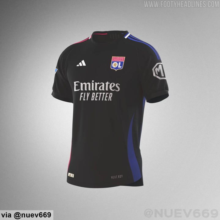 Le maillot extérieur de l'OL