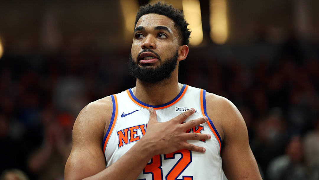 Towns scored 40 points and grabbed 13 rebounds in the Knicks’ 115–104 loss to the Timberwolves on Tuesday night