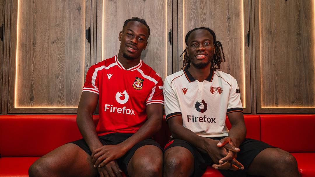 Wrexham could include Jacques Ekomié (L) and Issa Kaboré (R) in the squad vs. Birmingham.