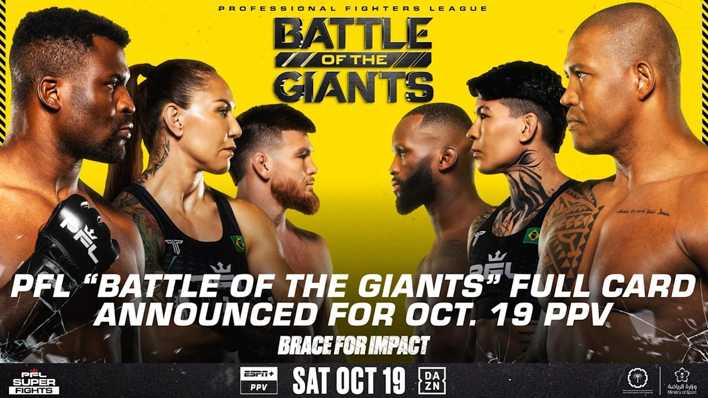 Full Card Revealed for PFL Super Fights Battle of the Giants