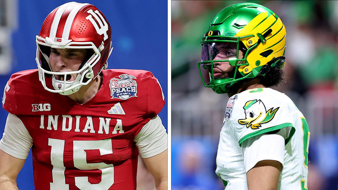 Grading Fernando Mendoza, Dante Moore Performances in Peach Bowl