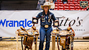 Kelsie Domer's steady pace at the NFBR ended with the veteran breakaway roper claiming both the average and world titles. 