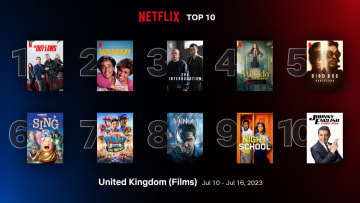 The top 10 Films in the U.K. on Netflix for the week of July 10 through July 16.