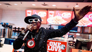 Flavor Flav kicks off new campaign at Raising Cane's in Las Vegas