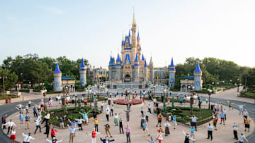 LAKE BUENA VISTA, FL - JULY 11: In this handout photo provided by Walt Disney World Resort, Josh DAmaro, chairman of Disney Parks, Experiences and Pro