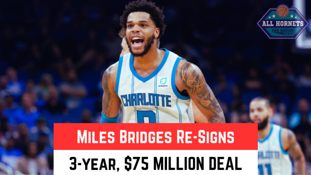 Miles Bridges Re-signs with Hornets