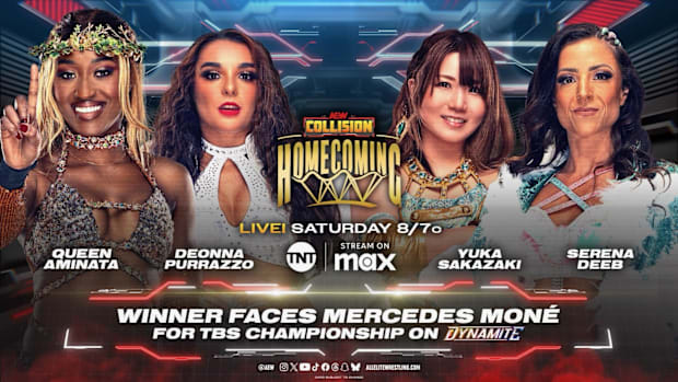 Aminata vs. Purrazzo vs. Sakazaki vs. Deeb