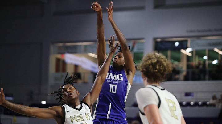 Syracuse basketball 2028 target Will Brunson will suit up for IMG as a junior. His new head coach dishes on the 5-star.