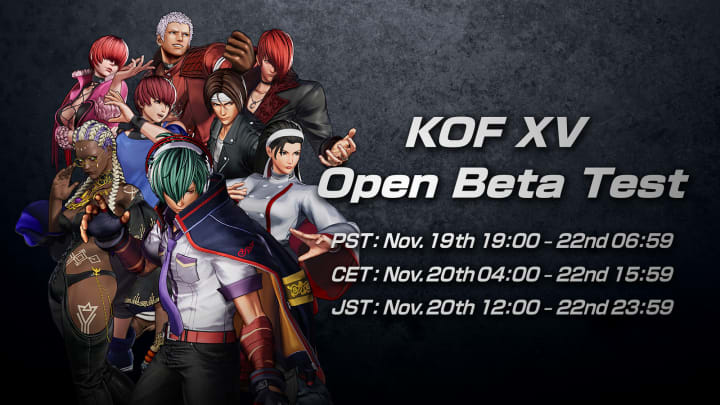 The King of Fighters XV, SNK's upcoming flagship fighting game, is set to release for PlayStation 4, PS5, Xbox Series X|S and PC on Feb. 17, 2022. The King of Fighters XV, SNK's upcoming flagship fighting game, is set to release for PlayStation 4, PS5, Xbox Series X|S and PC on Feb. 17, 2022.