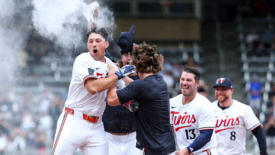 Brooks Lee and the Twins defeated the Rays 6-5 on Saturday afternoon at Target Field. | Matt Krohn/Getty Images