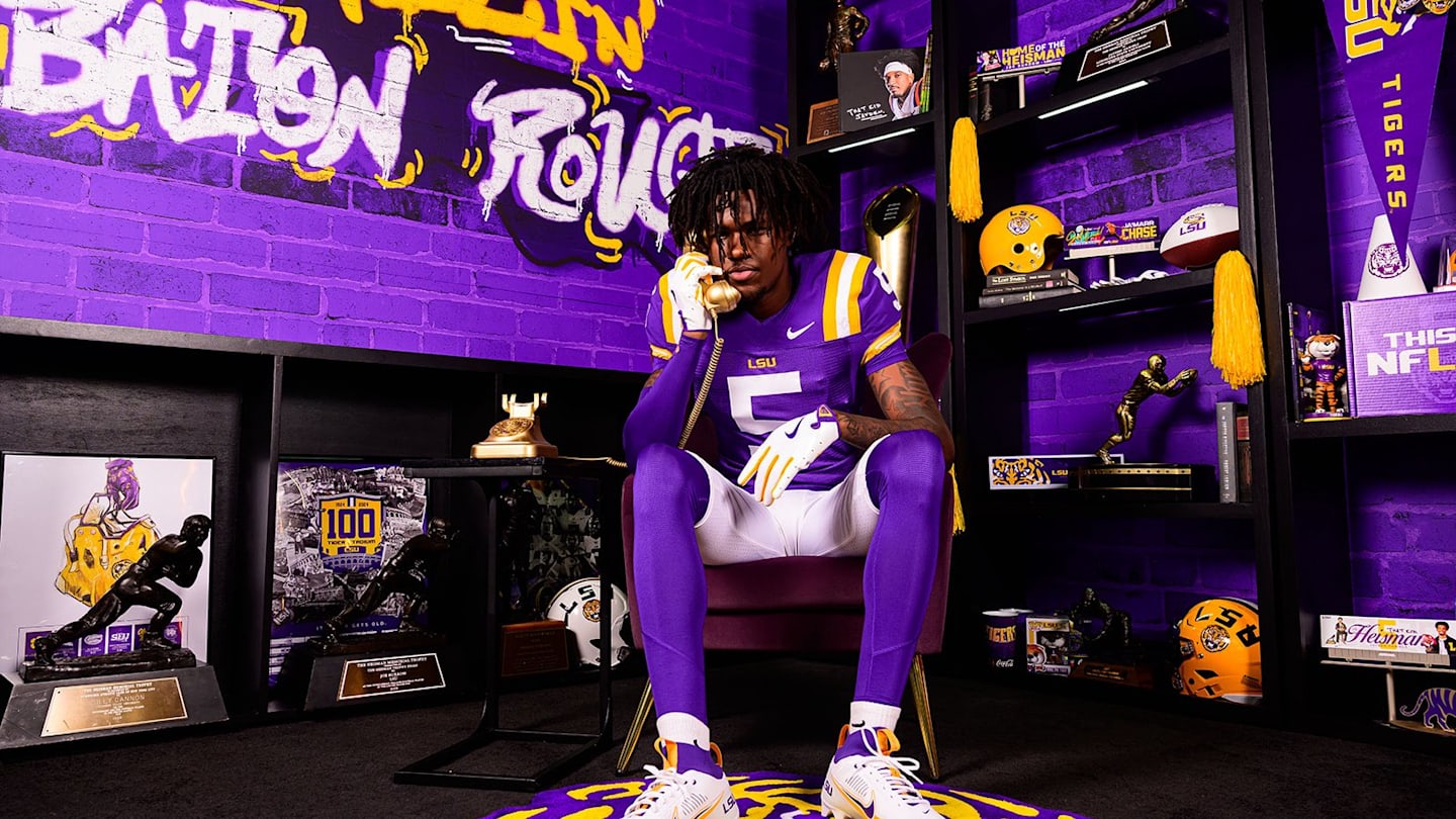 Michigan Wolverines Trending for Five-Star LSU Football Wide Receiver Target