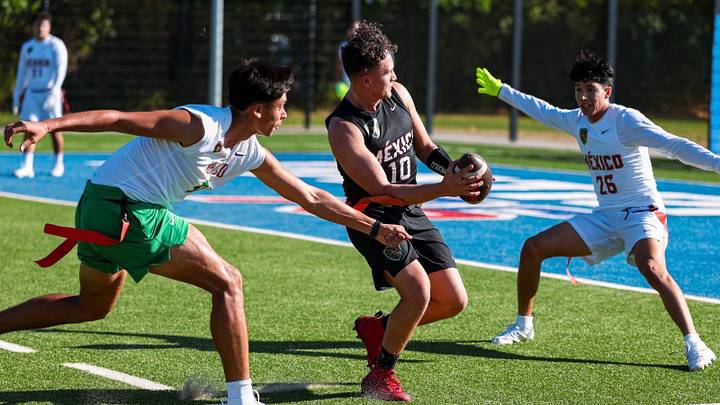 México logró su primer triunfo en el Mundial de Flag Football en ambas ramas. México logró su primer triunfo en el Mundial de Flag Football en ambas ramas.