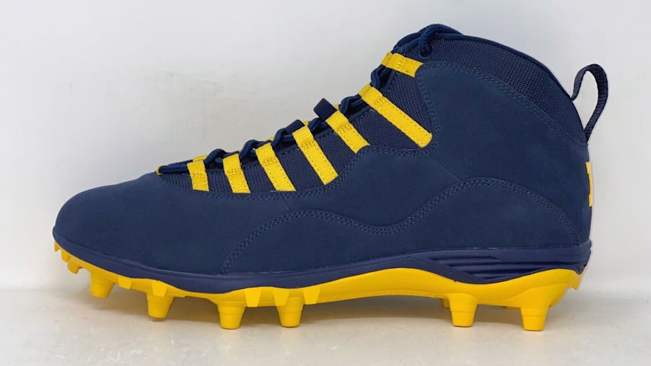 Michigan football jordan cleats sales
