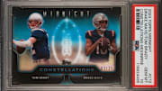 Tom Brady and Drake Maye Topps Midnight Card