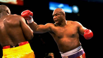 Foreman won his second heavyweight title at age 45.