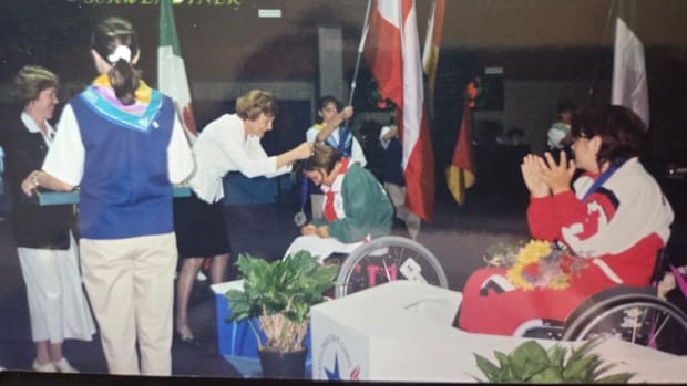 Cristina Hoffmann ganó medalla de plata en los Juegos Paralímpicos de Atlanta 1996.