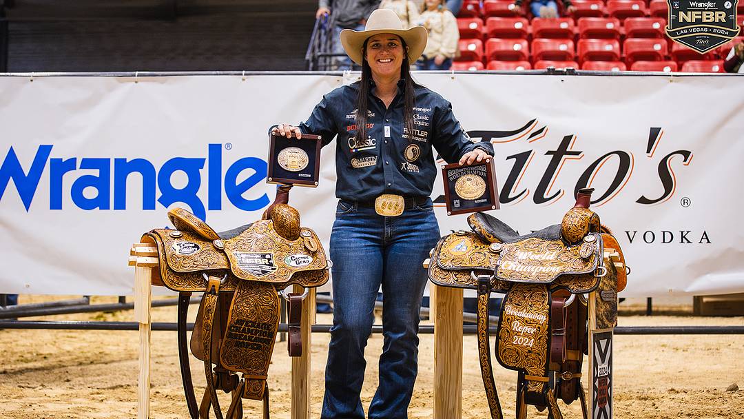 Kelsie Domer's steady pace at the NFBR ended with the veteran breakaway roper claiming both the average and world titles. Kelsie Domer's steady pace at the NFBR ended with the veteran breakaway roper claiming both the average and world titles.