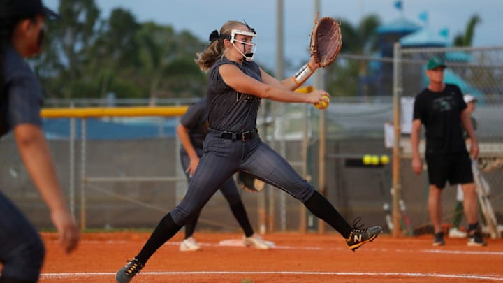 The Bishop Verot High School varsity softball team hosted Lakewood Ranch Wednesday, March 29, 2023. Verot defeated the visiting Mustangs by a score of 3-2.

004 Fnp Rr 032923 Verot Softball