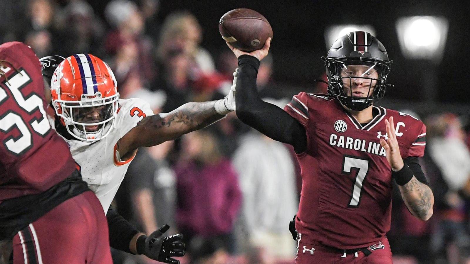 Former South Carolina quarterback Spencer Rattler